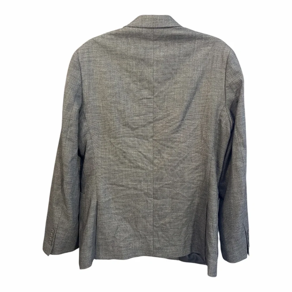 Southern Proper Gentleman’s Jacket‎ Gray Linen Blend Blazer R40 H1
